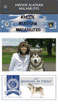 Mobile Screenshot of amookalaskanmalamutes.com